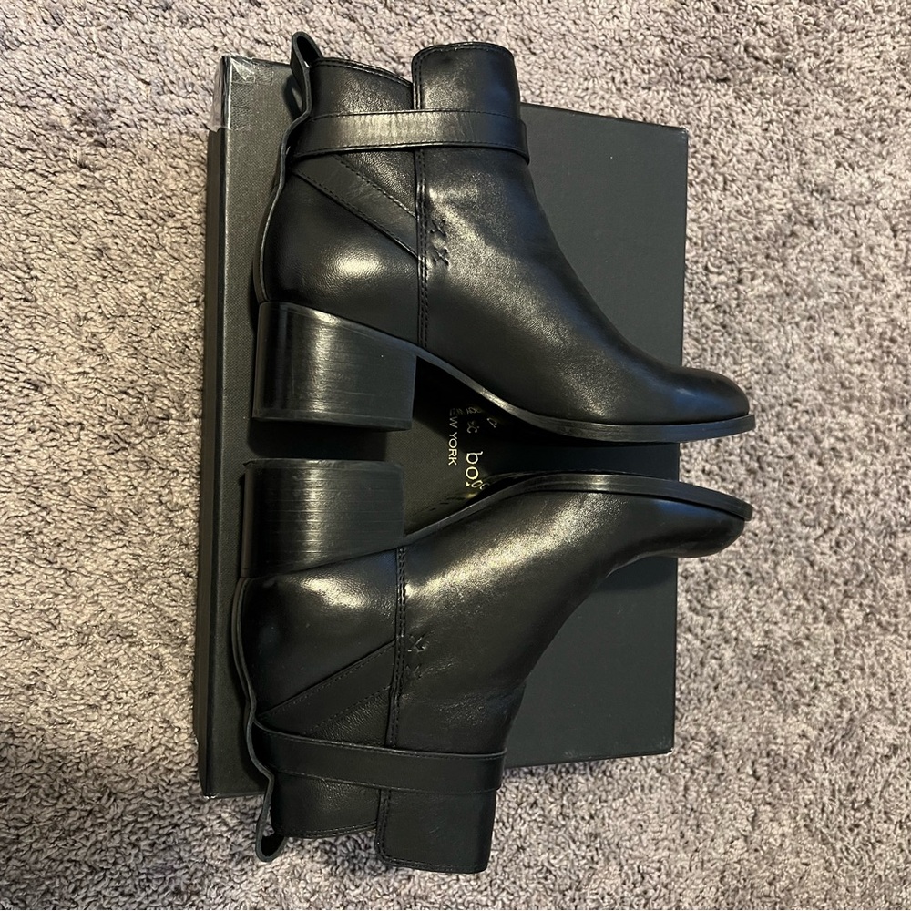 Rag & Bone walker Buckle Leather Booties Black Size 36 (6) - Picture 6 of 7